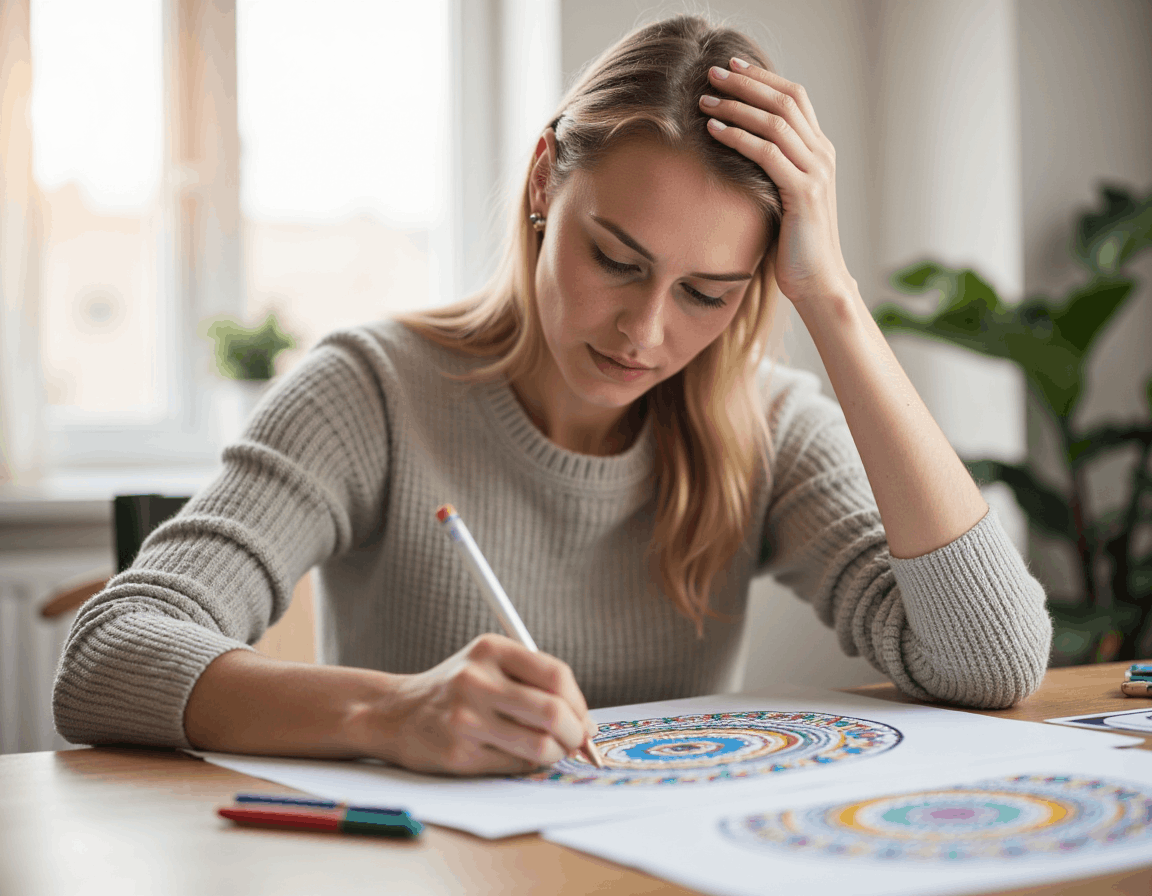Mandalas ausmalen Mandalas ausmalen: gut gegen Stress