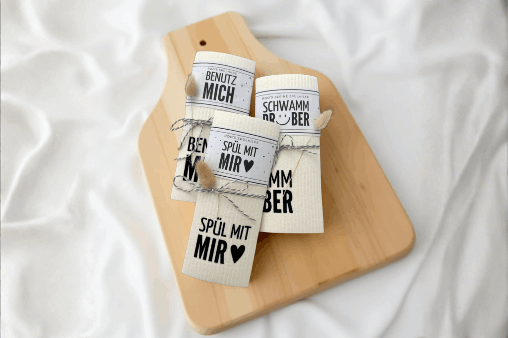 Schwammtücher mit Plotter