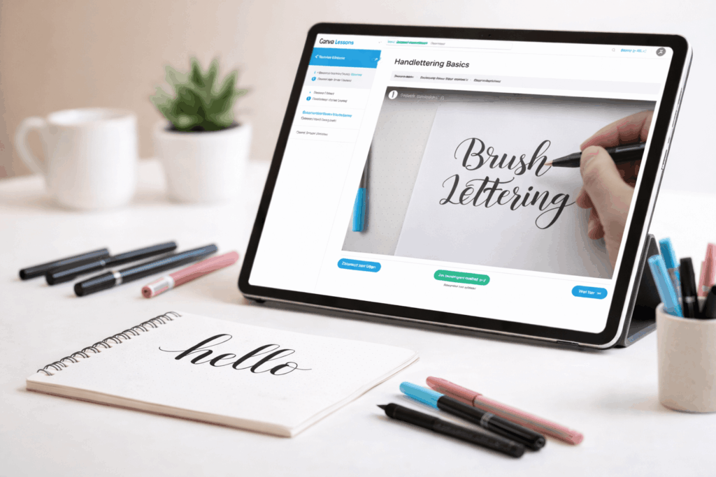 Onlinekurs Handlettering