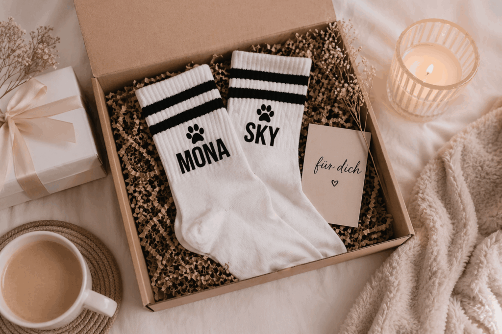Personalisierte Crew Socken für Hundebesitzer