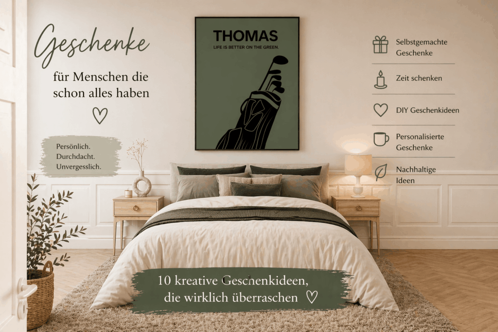 Geschenke, für Menschen die schon alles haben