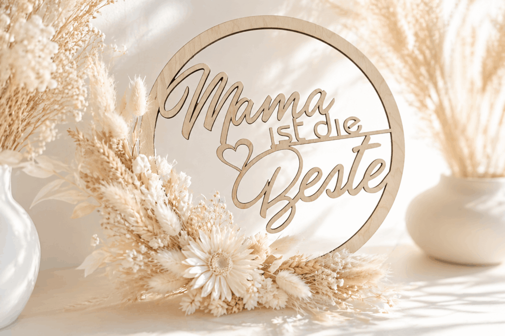 Muttertags DIY - Kranz binden