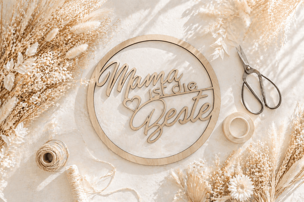 Muttertags DIY - Kranz binden