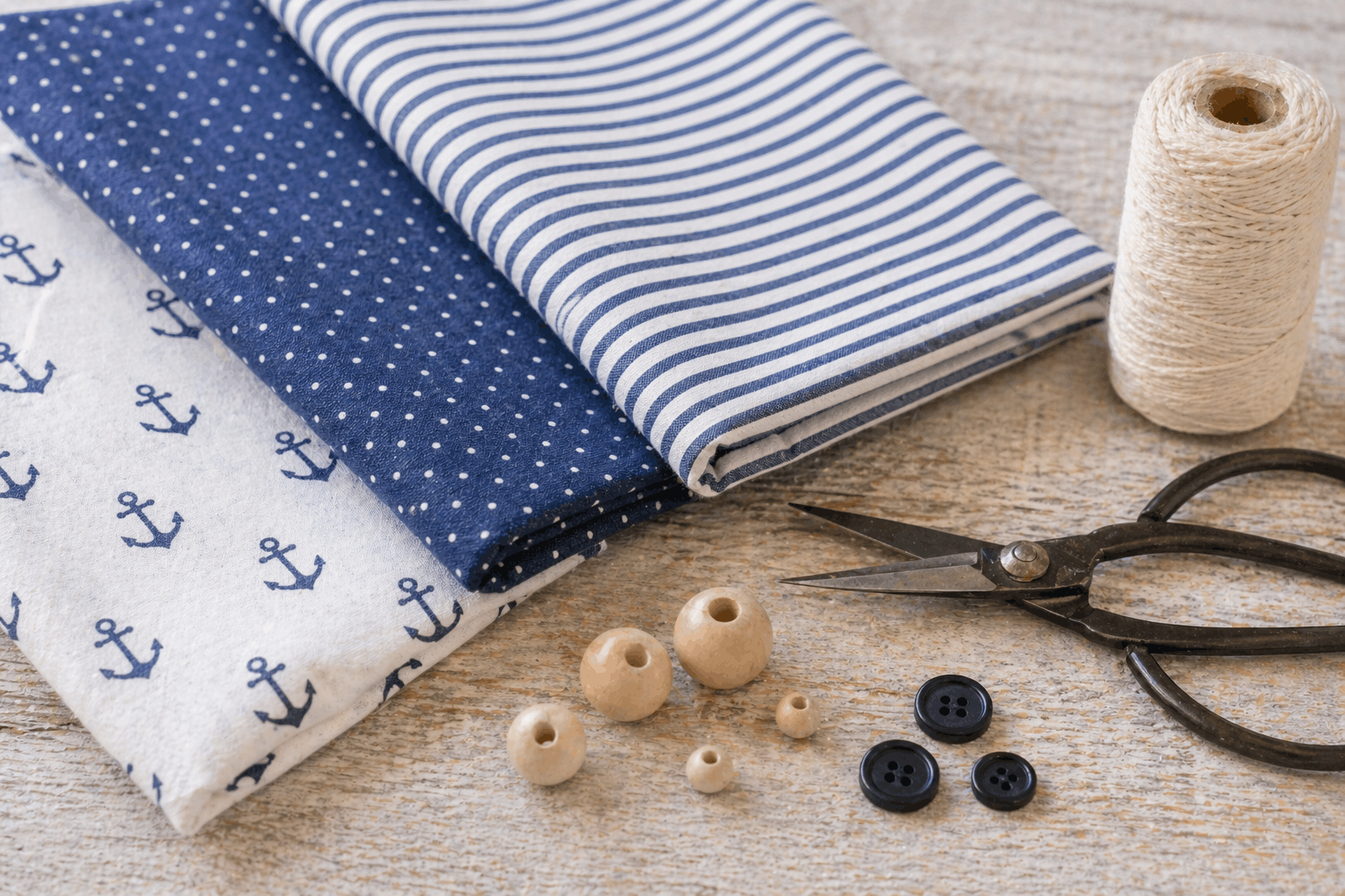 Maritime Stoffe für Fische nähen DIY