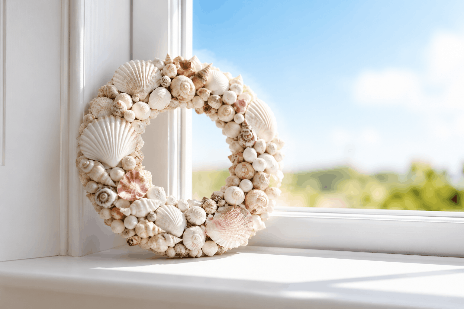 Kranz aus Muscheln