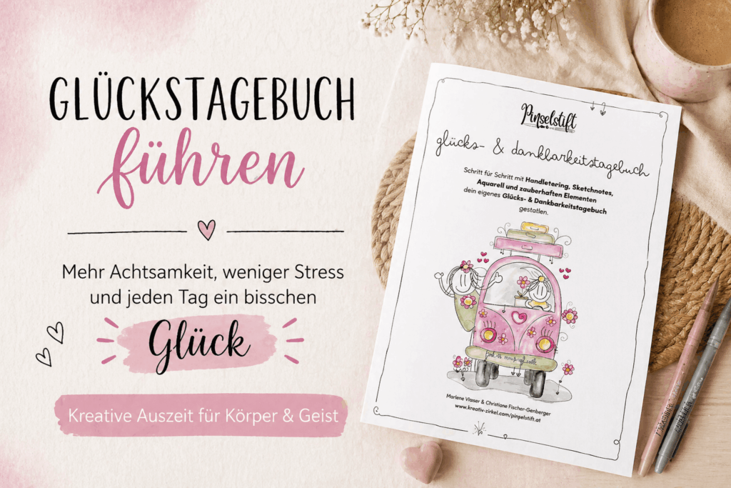 Glücks- und Dankbarkeitstagebuch führen hilft gegen Stress