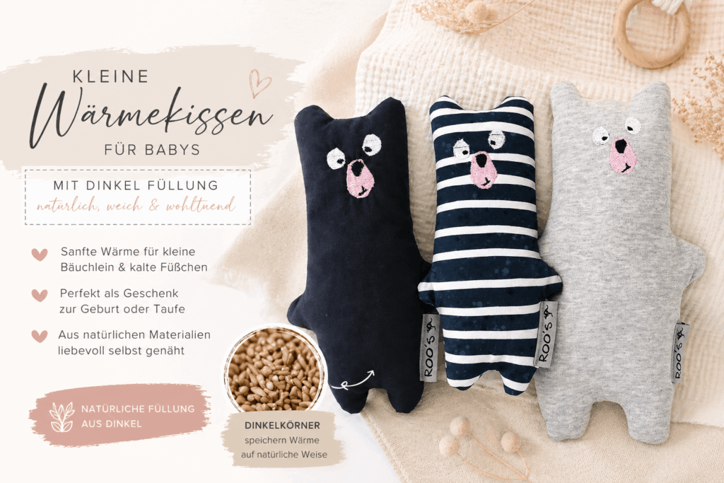Dinkelkissen Bärchen selbermachen
