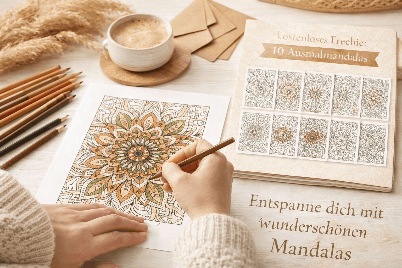 Freebie für 10 Mandalas