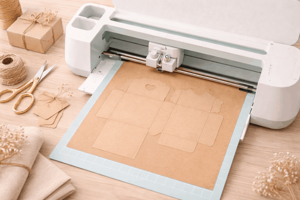 Geschenkbox aus dem Plotter