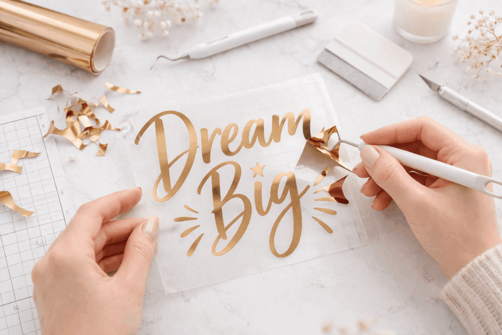 Plotter Schriftzug "Dream Big"