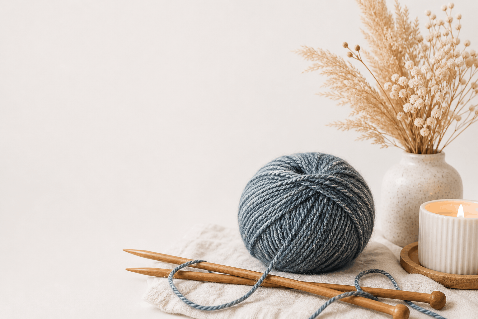 Einfaches Strickprojekt für Anfänger