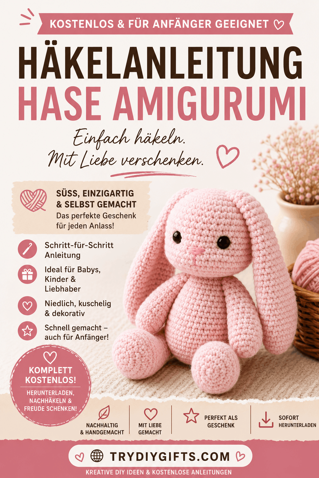 Häkelanleitung Hase Amigurumi
