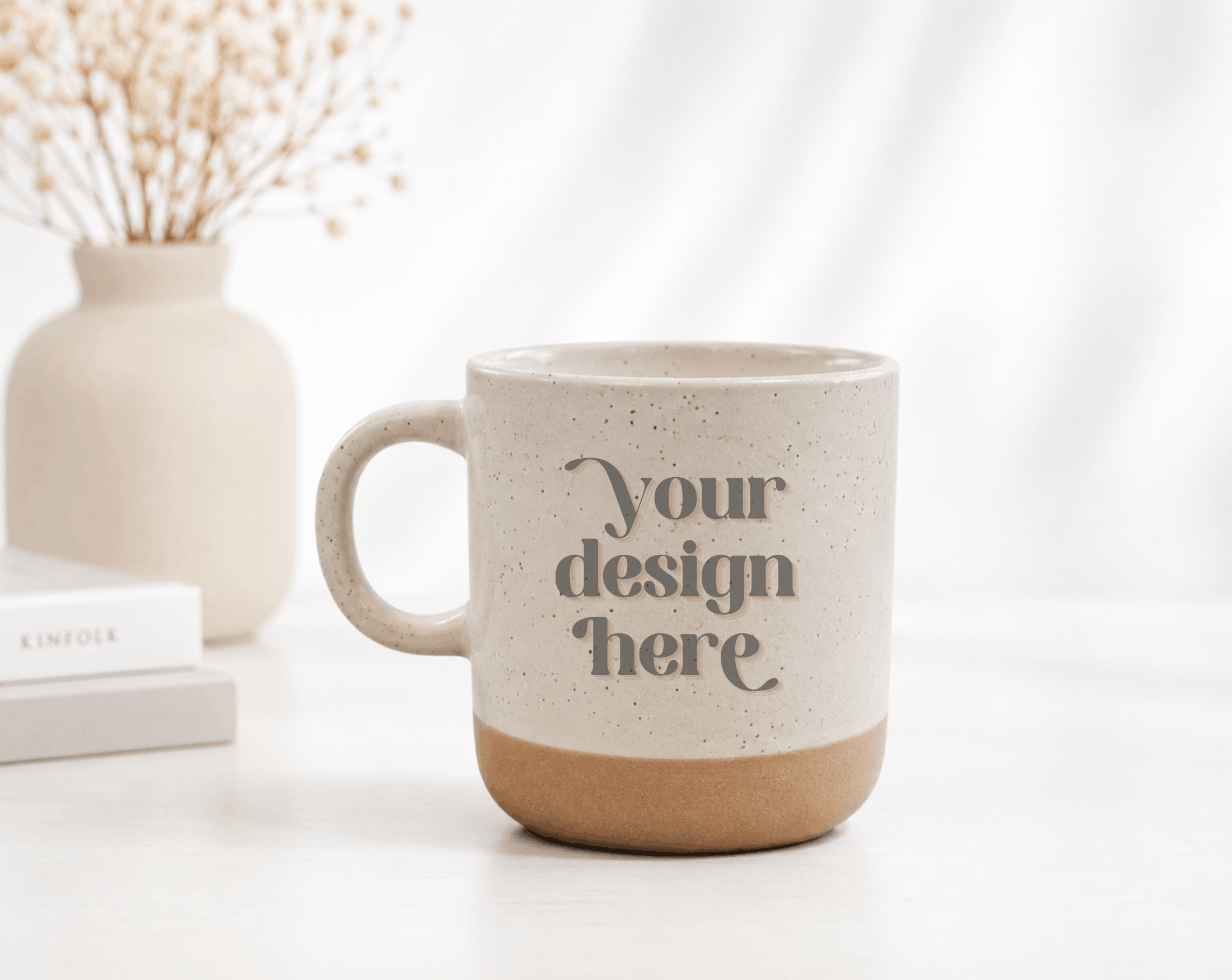 Mockup Steinguttasse