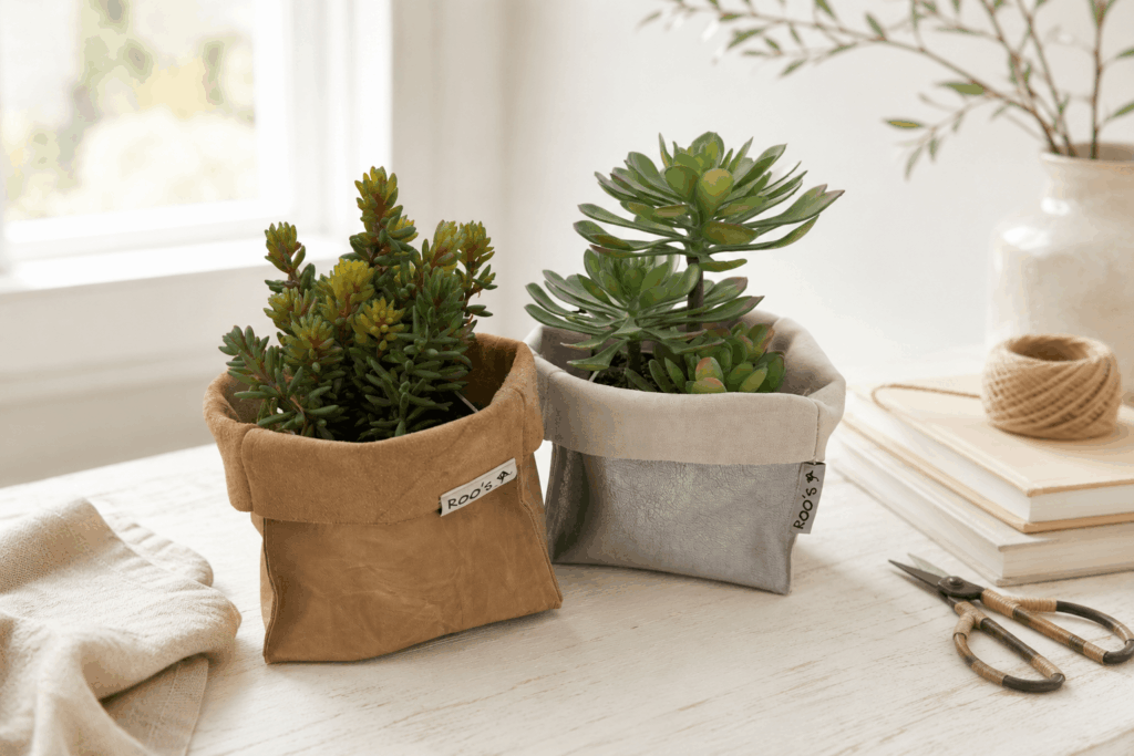Leder Utensilo selber nähen
